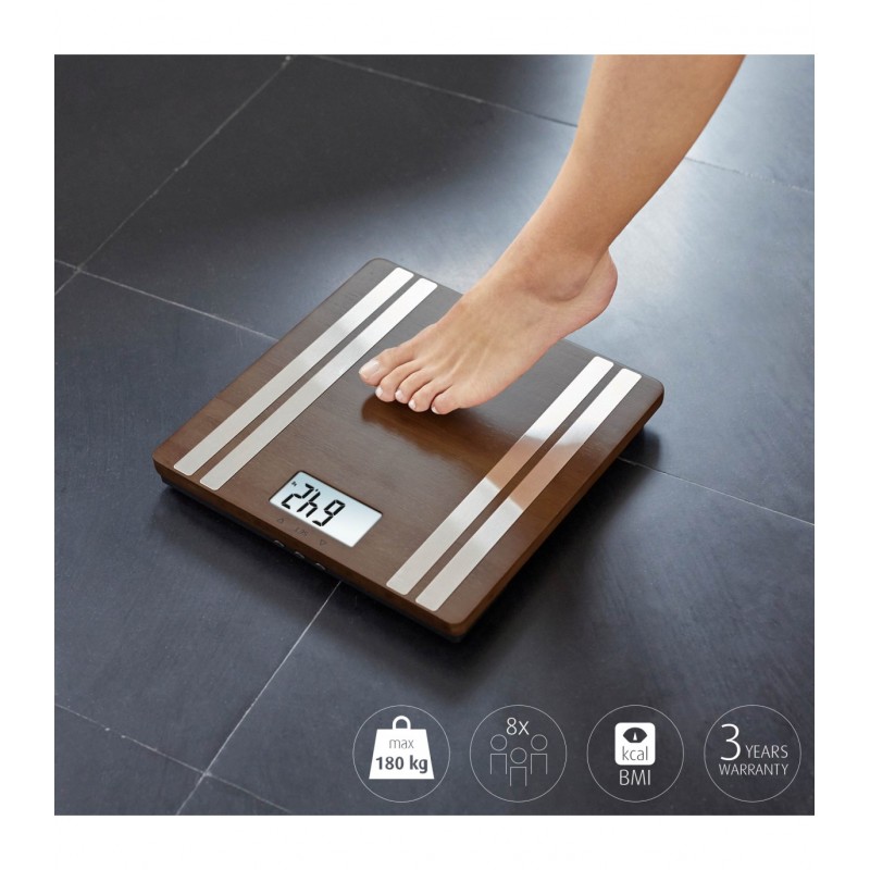 Ζυγαριά bamboo με λιπομέτρηση BS-552 connect