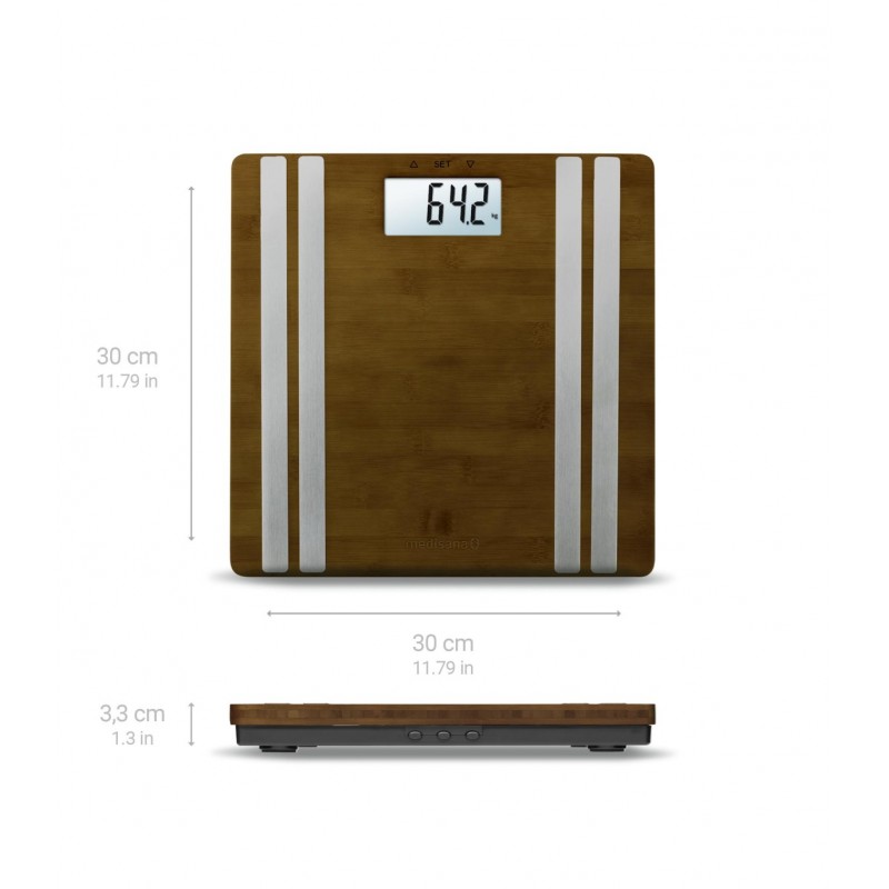 Ζυγαριά bamboo με λιπομέτρηση BS-552 connect